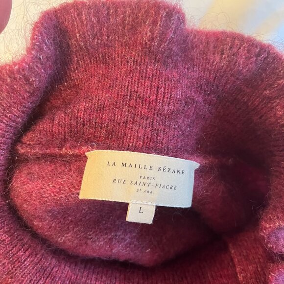 Sezane Carlota Jumper in Fig - Size L - Picture 5 of 7